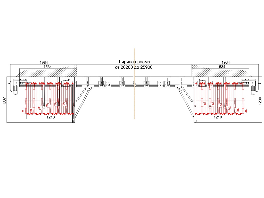 Схема открывания 12 + 12.